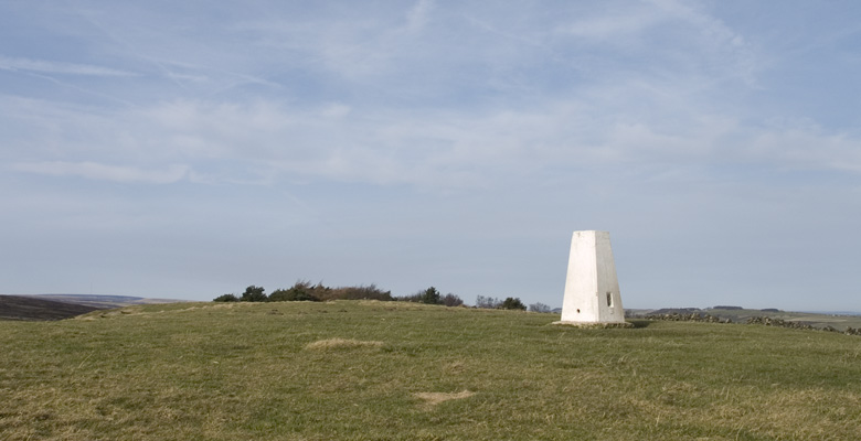 Whitwell Moor trig point